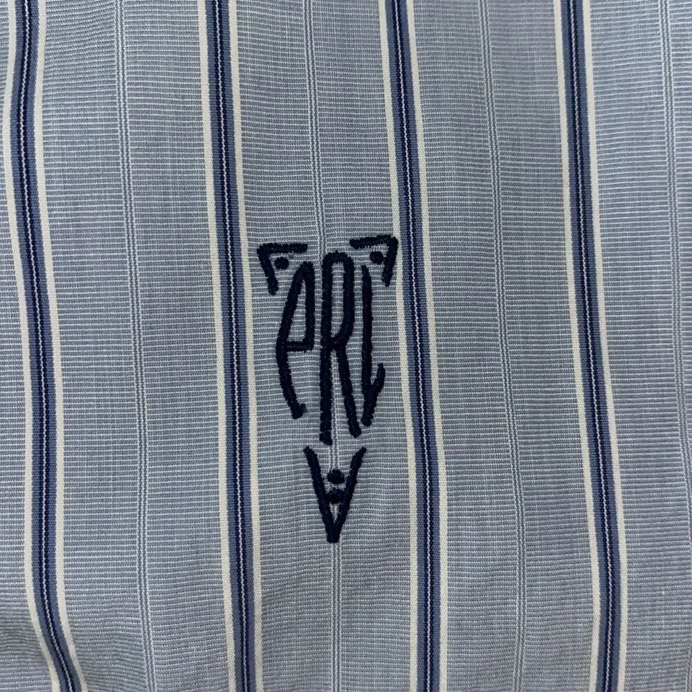 VTG Polo Ralph Lauren Stadium P Wing Stamp 67 Bleecker Shirt Snow Beach Hi Tech